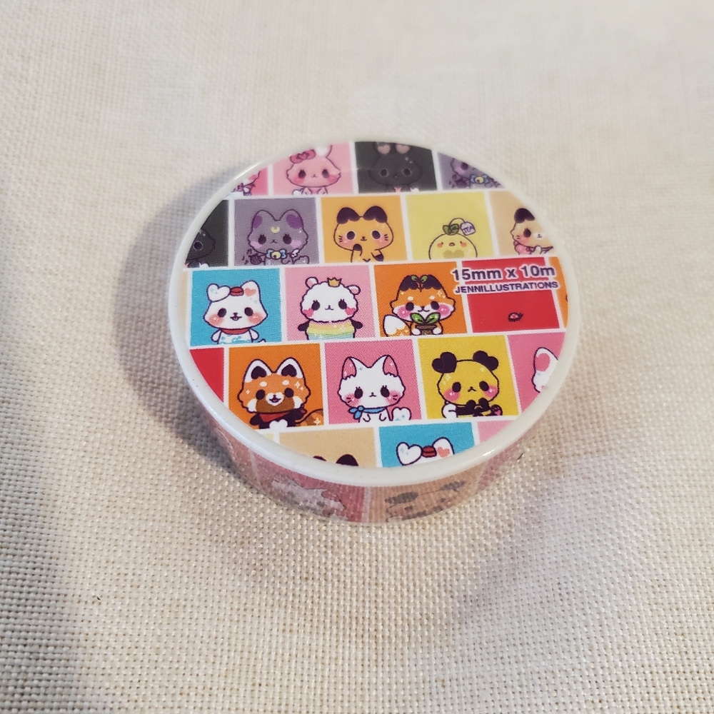 NEW Washi Tape Cute Animals